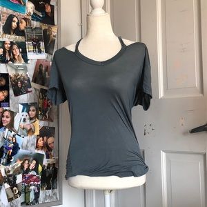 Shoulder Cutout Shirt